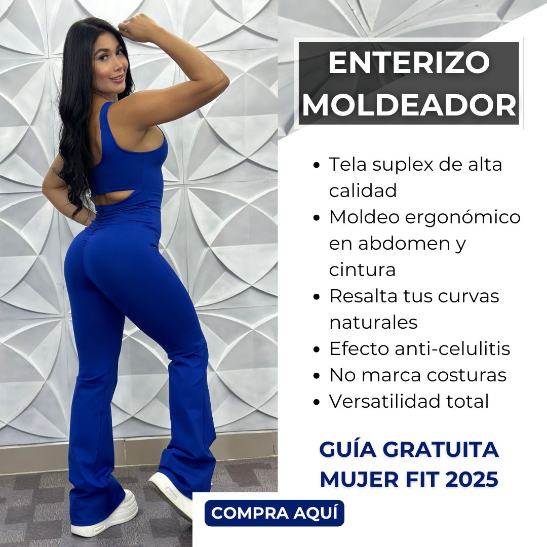 Enterizo Bota Recta + Guía Gratuita Mujer Fit 2025